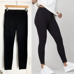 Spanx Women's Jean-ish Ankle Leggings in Black